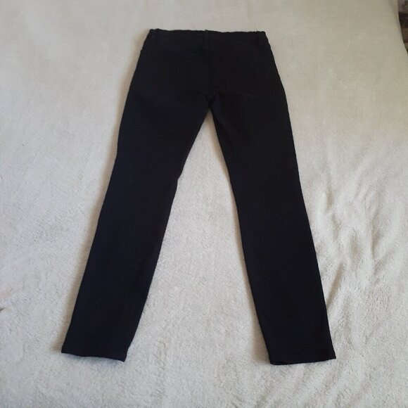 Frame Women's Size 26 Black Film Noir Le Skinny de Jeanne Crop Jeans - Picture 11 of 16